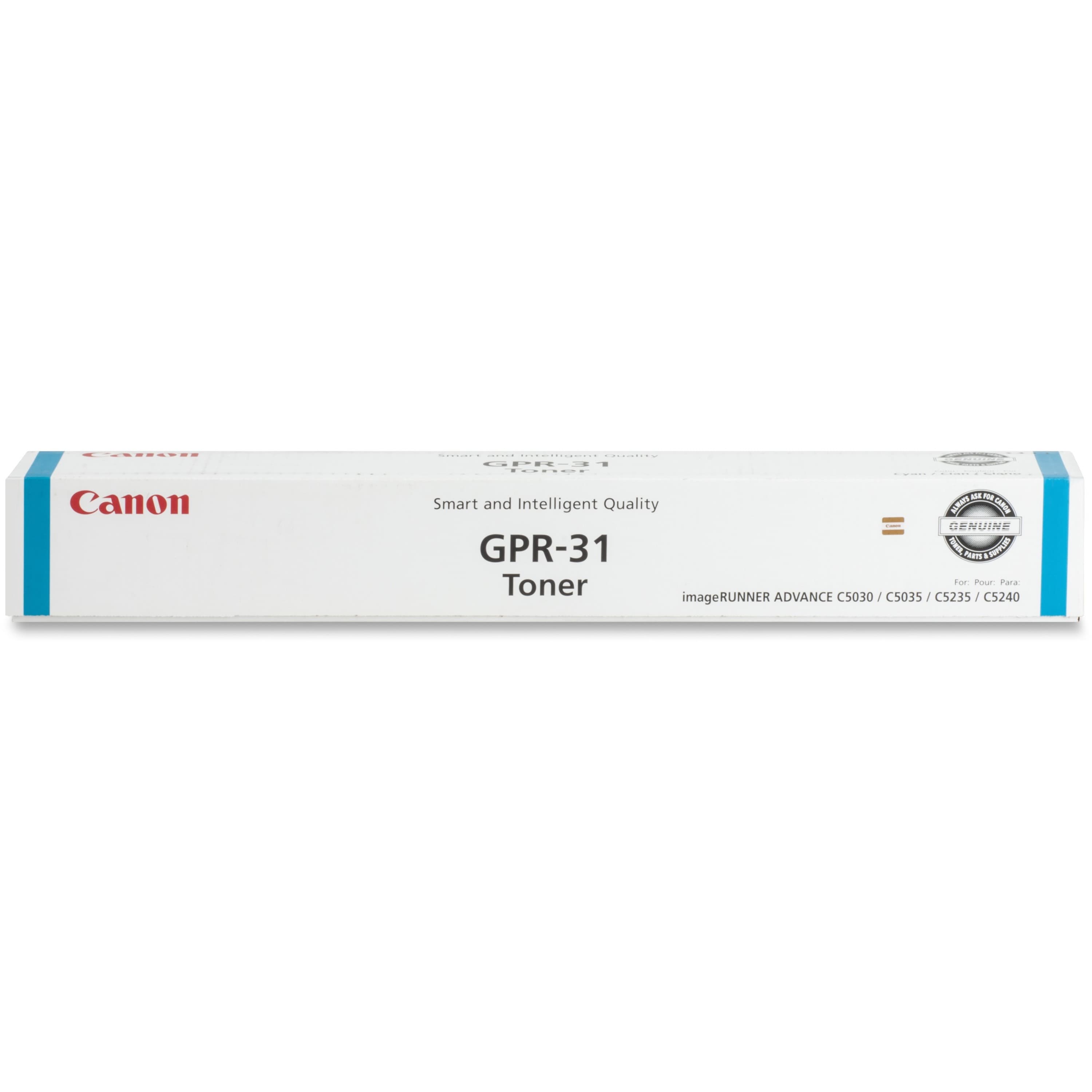 Canon GPR-31 Original Laser Toner Cartridge - Alternative for Canon - Cyan - 1 Each