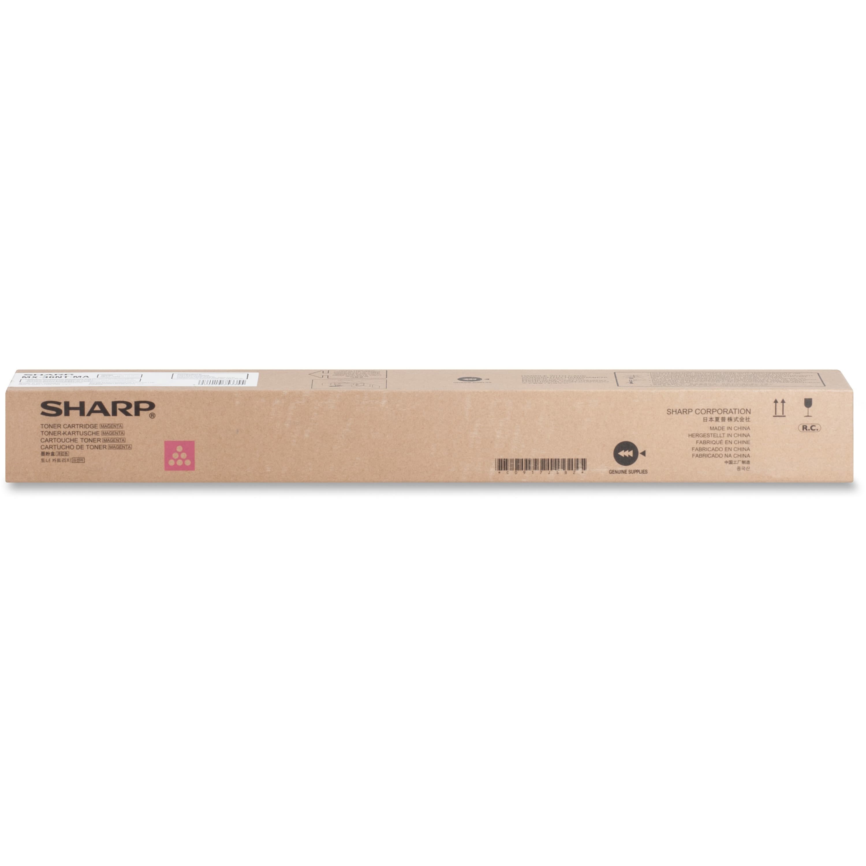 SHARP® MX36NTMA Original High Yield Laser Toner Cartridge - Magenta - 1 Each