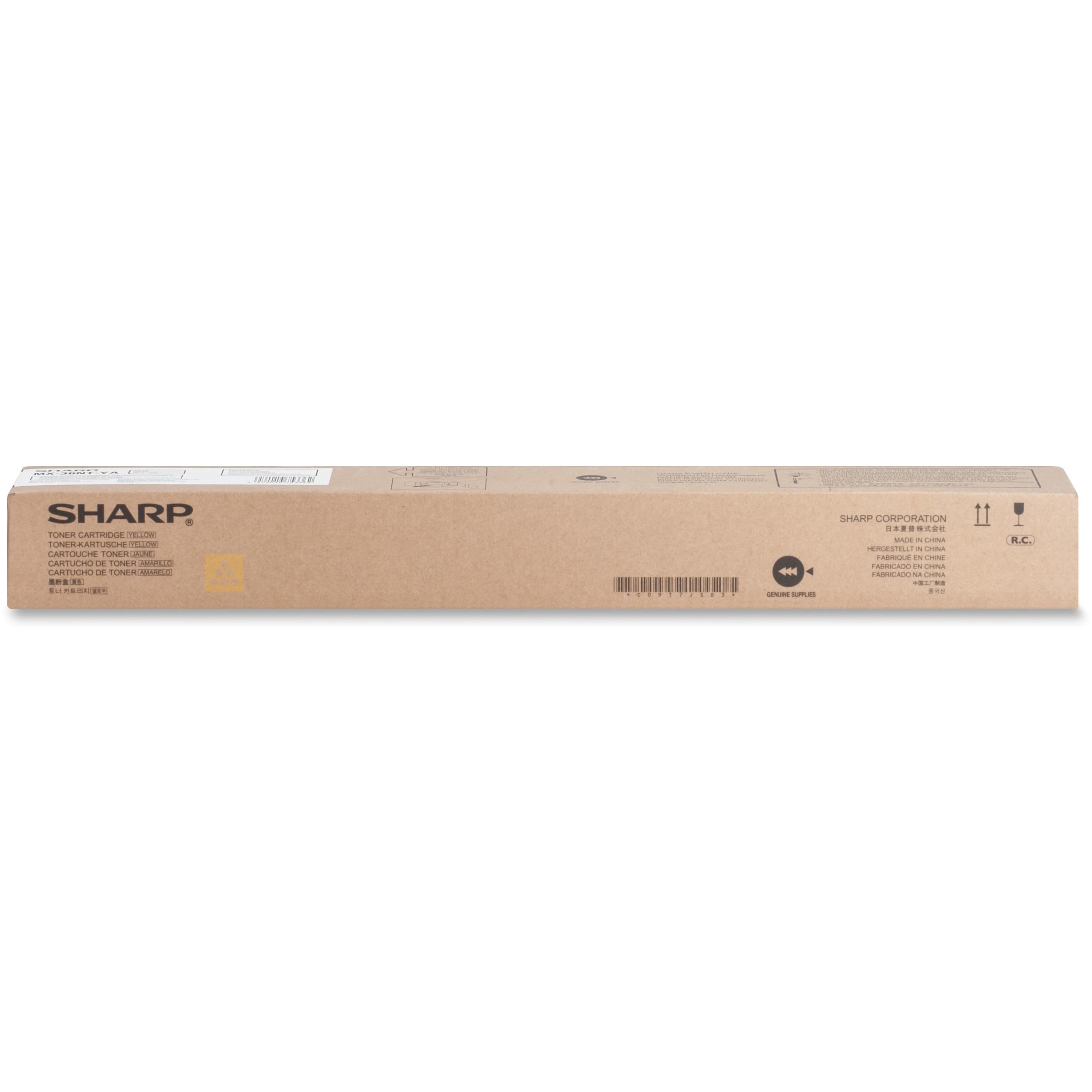 SHARP® MX36NTYA Original High Yield Laser Toner Cartridge - Yellow - 1 Each