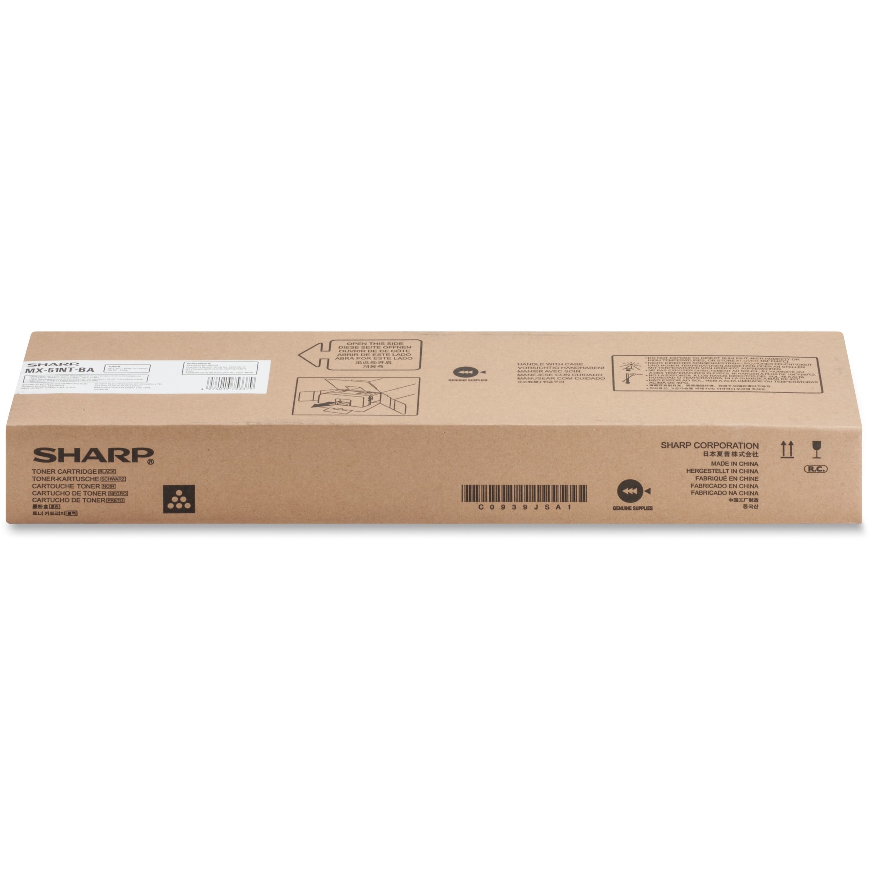 SHARP® MX51NTBA Original High Yield Laser Toner Cartridge - Black - 1 Each