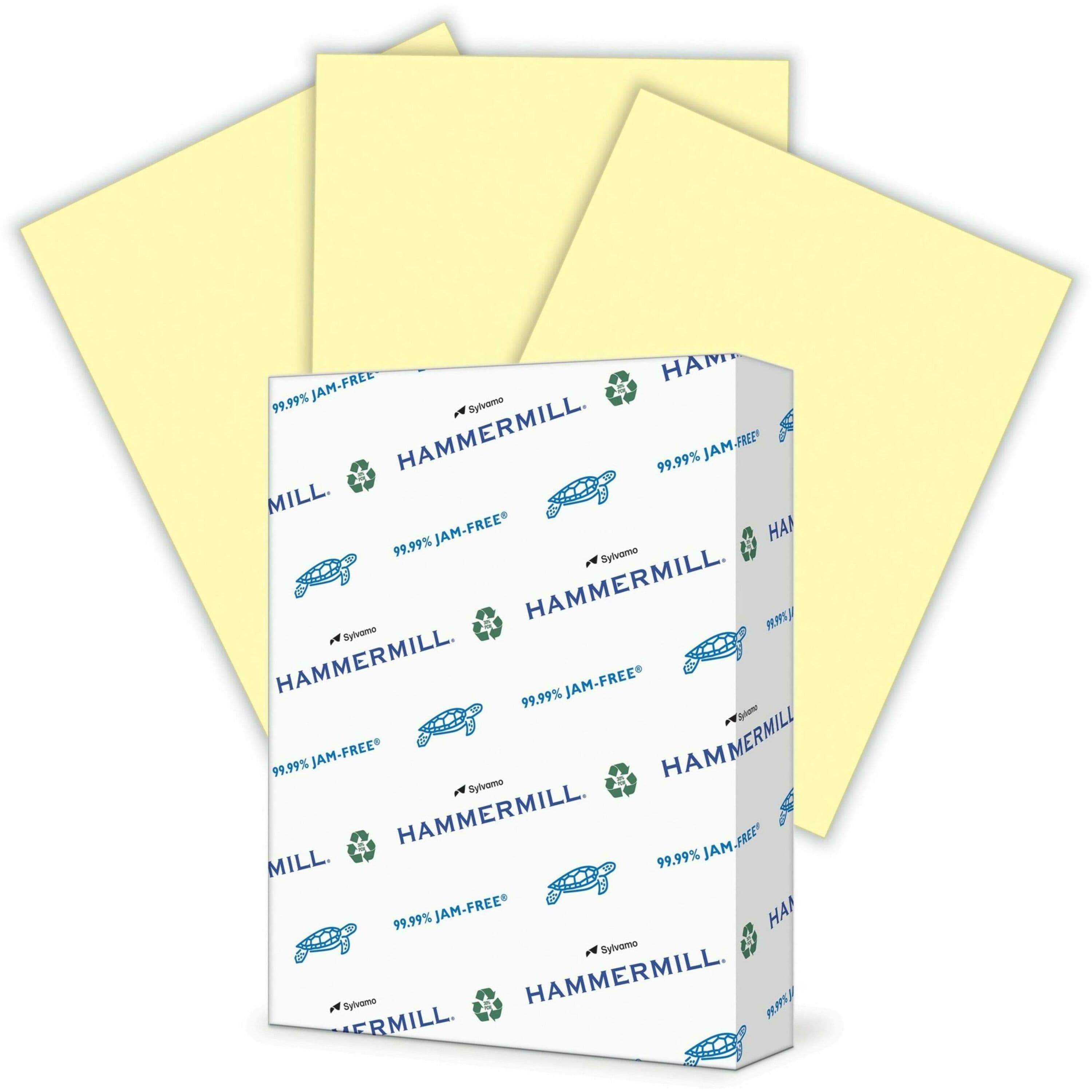 Hammermill Colors Recycled Copy Paper - Canary