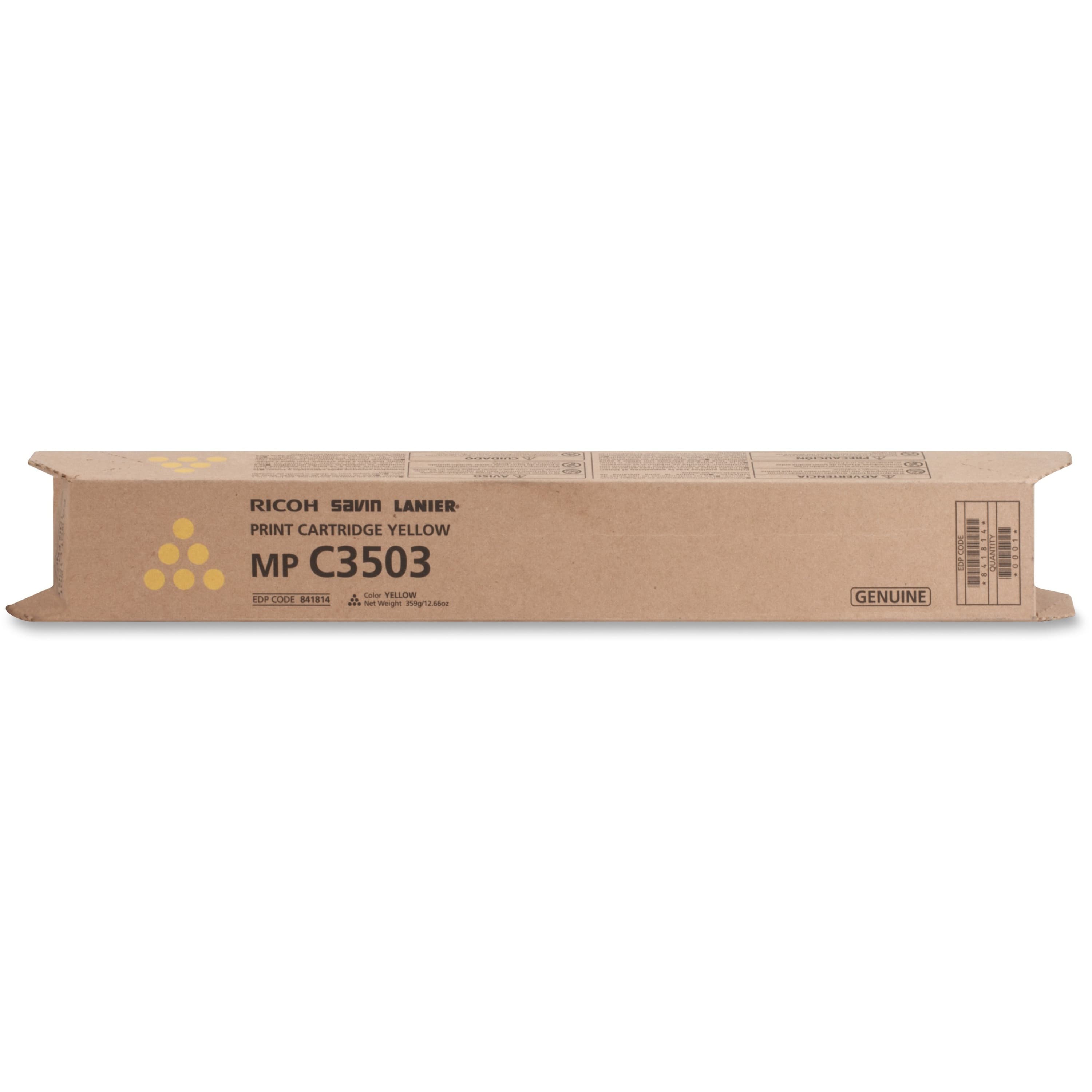Ricoh Original Laser Toner Cartridge - Yellow - 1 Each