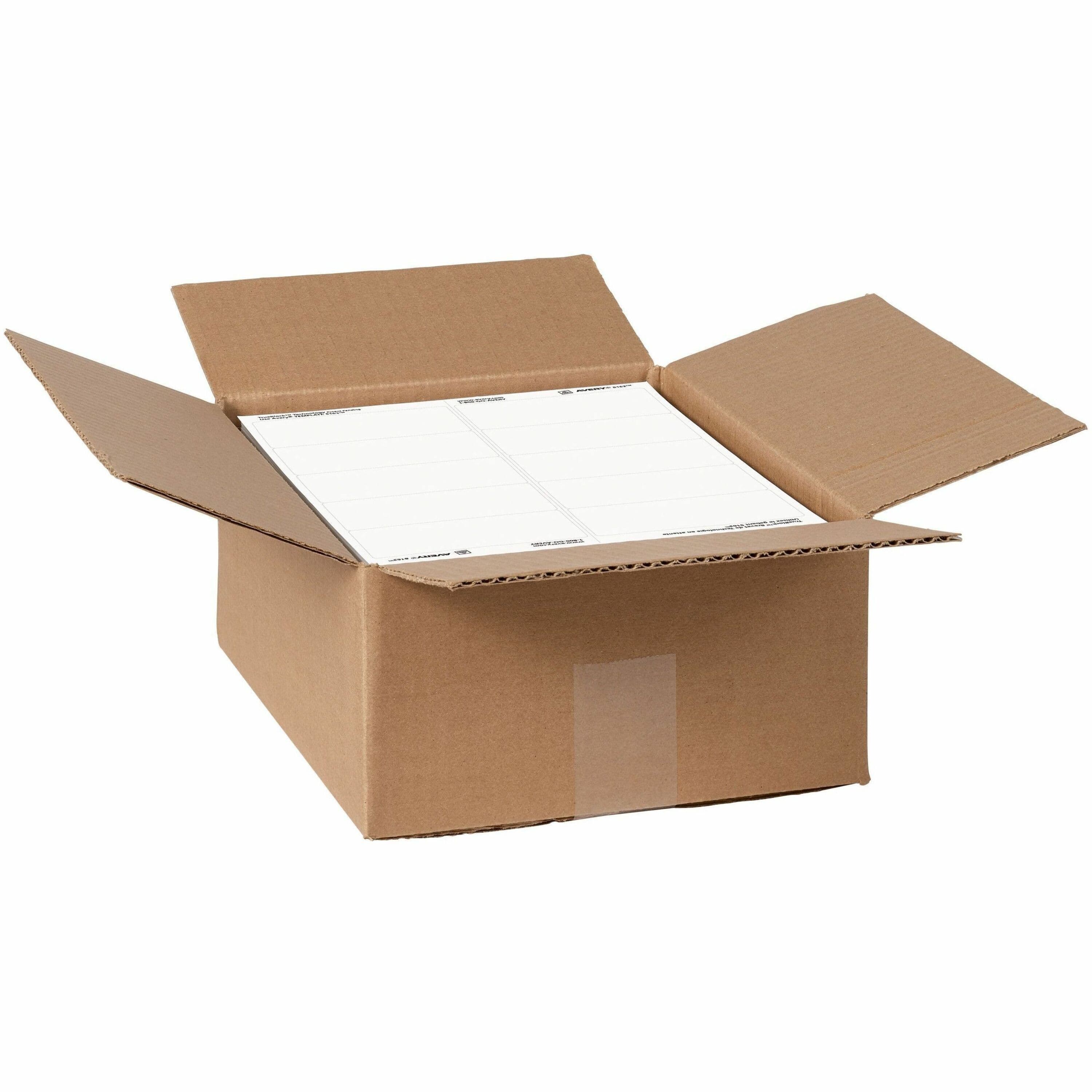 Avery® Shipping Labels, Sure Feed, 2" x 4" , 5,000 Labels (95910) - 500 / Carton