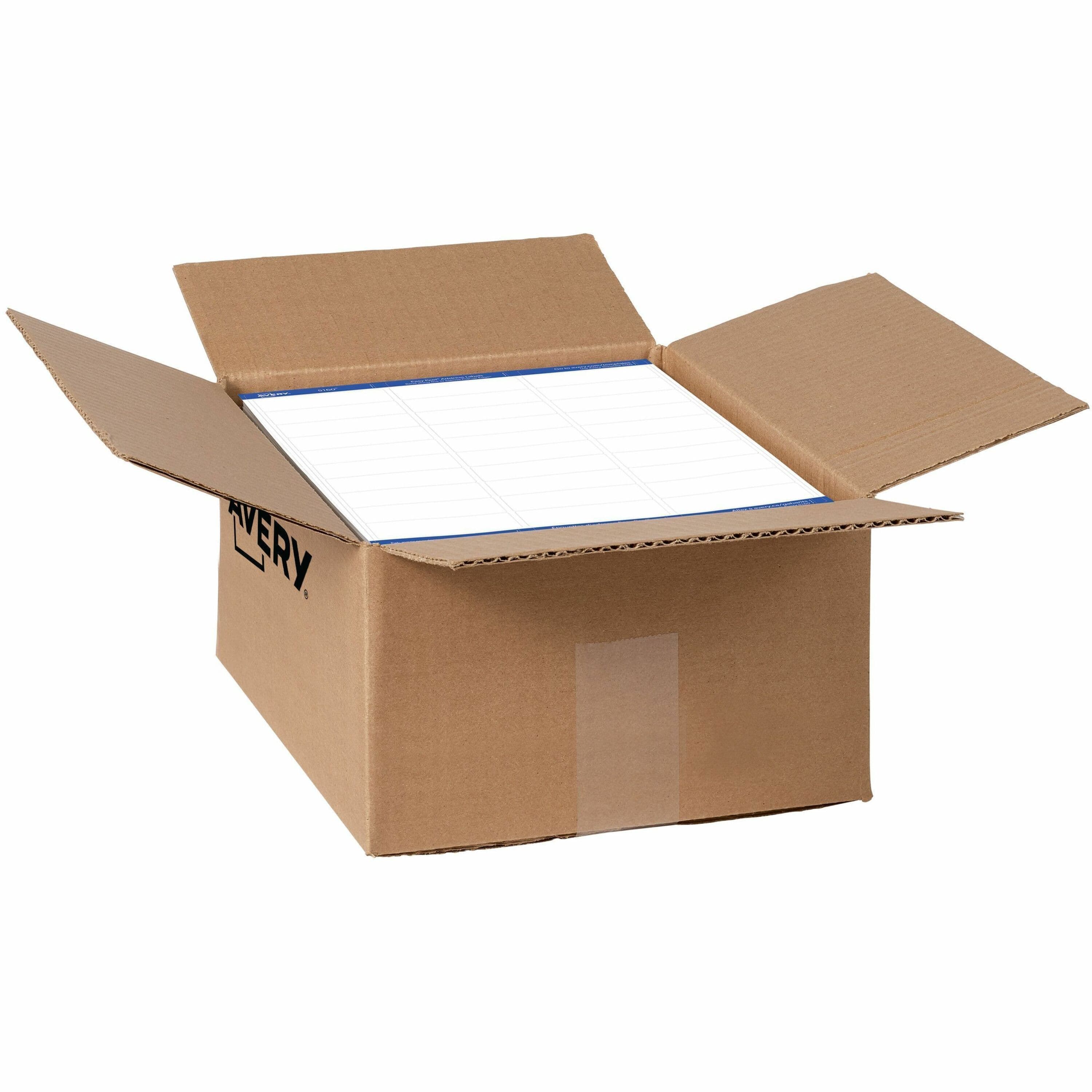 Avery® TrueBlock White Shipping Labels - 500 / Carton
