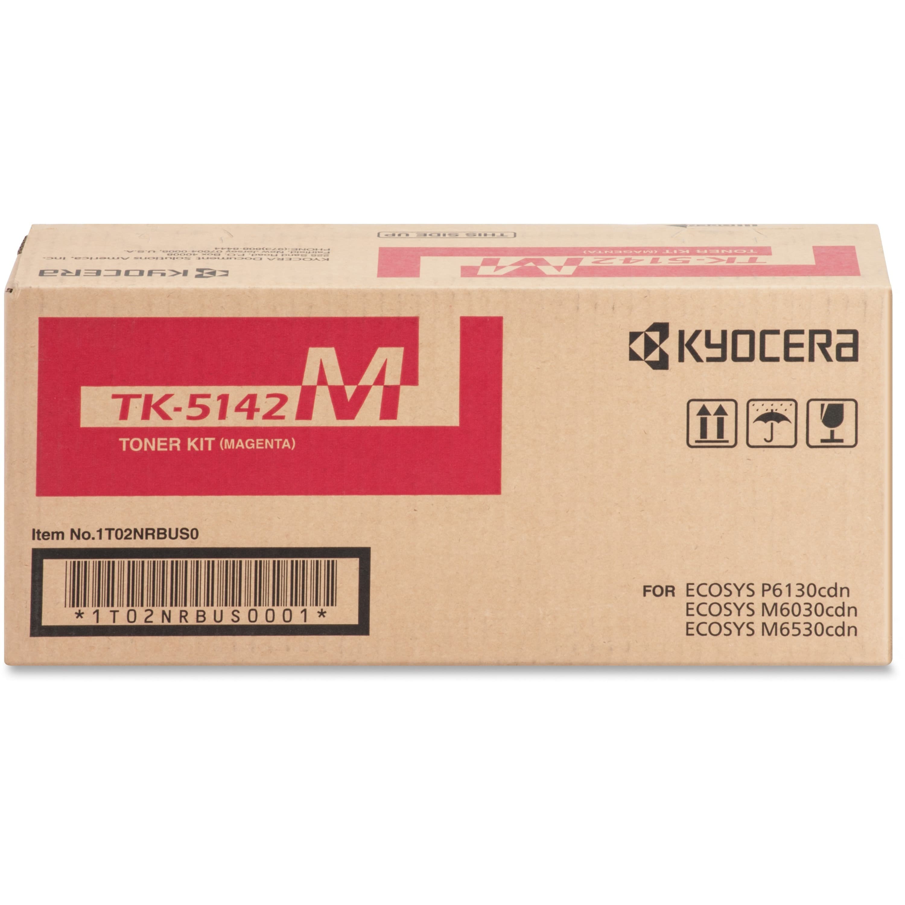 Kyocera TK-5142M Original Laser Toner Cartridge - Magenta - 1 Each