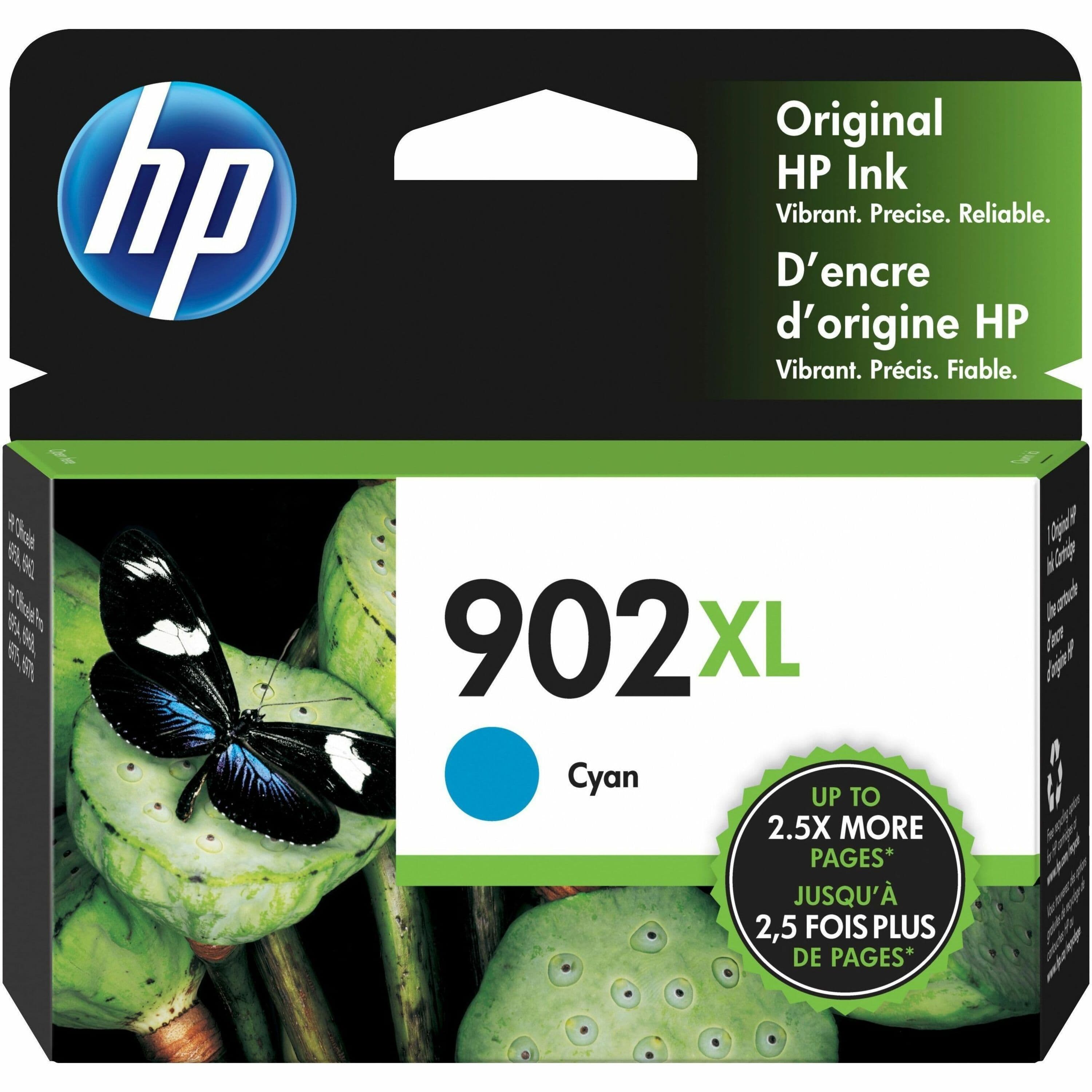 HP 902XL Original High Yield Inkjet Ink Cartridge - Cyan - 1 Each