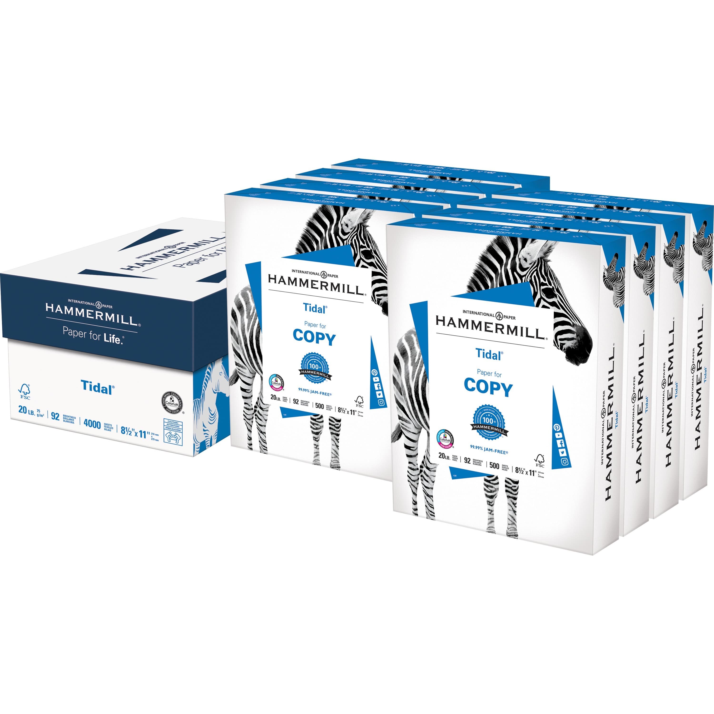 International Paper International Paper Tidal Paper - White - 8 / Carton