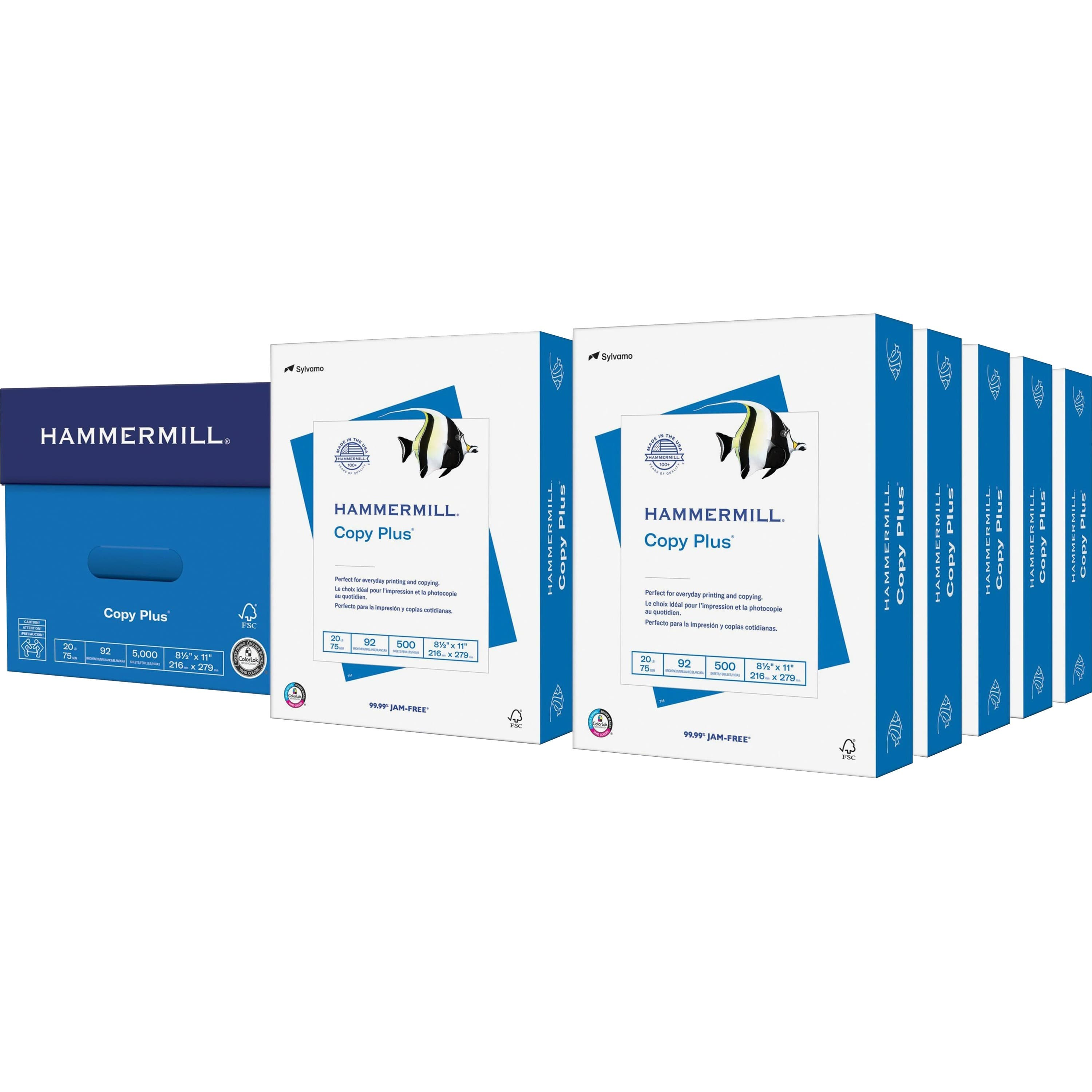Hammermill Copy Plus Paper - White - 10 / Carton