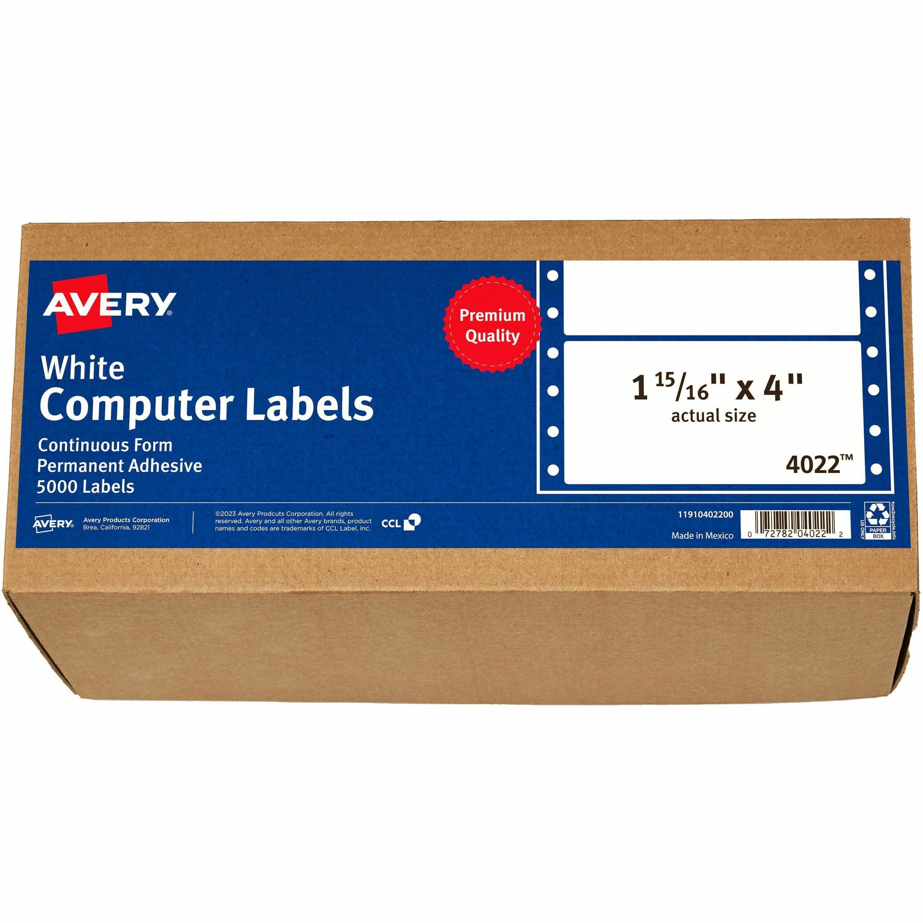 Avery® Address Label - 5000 / Box