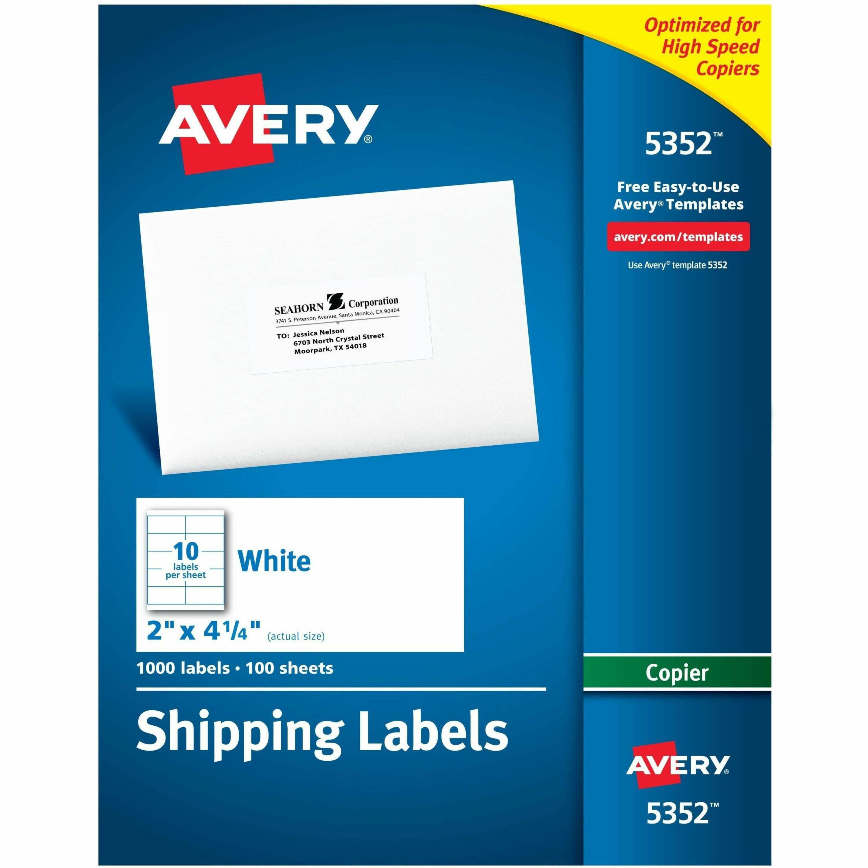 Avery® Shipping Label - 1000 / Box