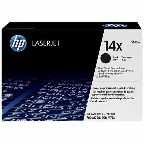 HP 14X Original High Yield Laser Toner Cartridge - Single Pack - Black - 1 Each