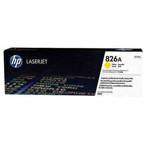 HP 826A Original Standard Yield Laser Toner Cartridge - Single Pack - Yellow - 1 Each