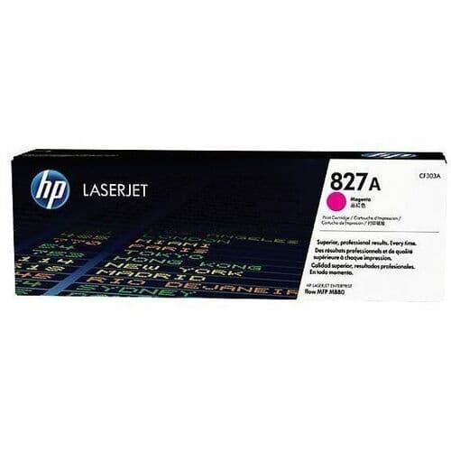 HP 827A Original Standard Yield Laser Toner Cartridge - Single Pack - Magenta - 1 Each