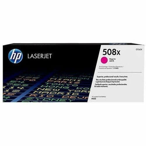 HP 508X Original High Yield Laser Toner Cartridge - Single Pack - Magenta - 1 Each