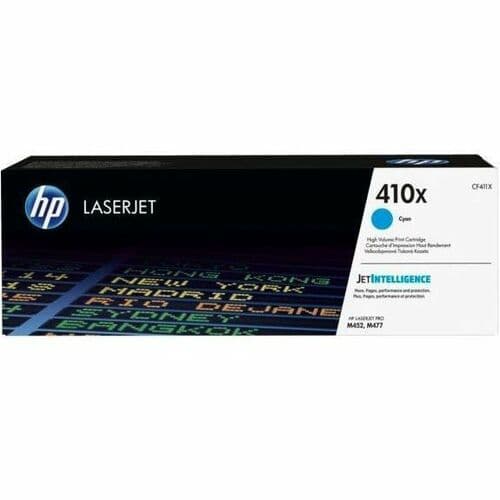 HP 410X Original High Yield Laser Toner Cartridge - Single Pack - Cyan - 1 Each