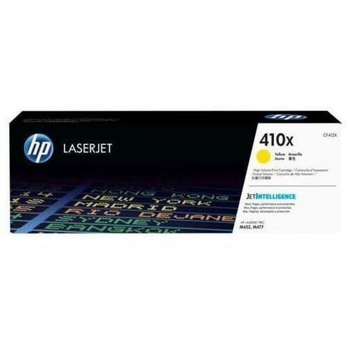 HP 410X Original High Yield Laser Toner Cartridge - Single Pack - Yellow - 1 Each