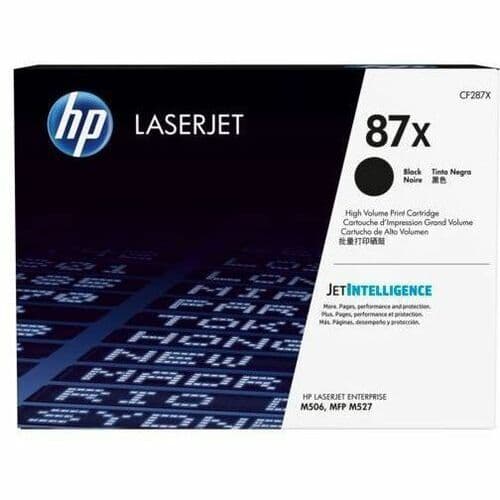 HP 87X Original High Yield Laser Toner Cartridge - Single Pack - Black - 1 Each