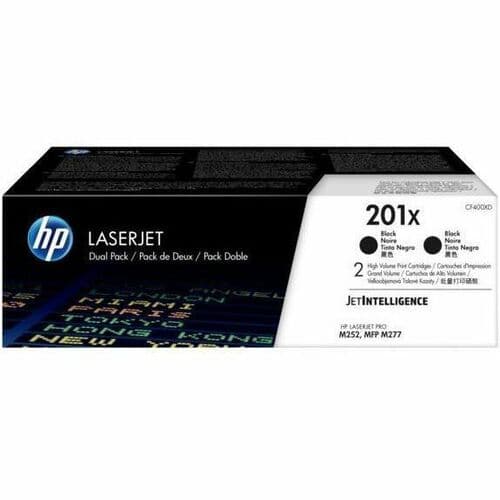 HP 201X Original High Yield Laser Toner Cartridge - Black - 1 Carton