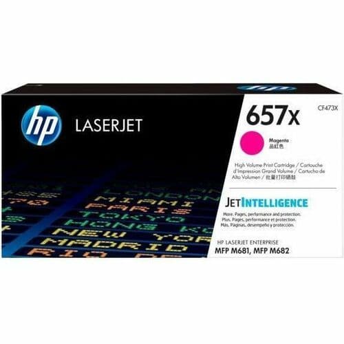 HP 657X Original High Yield Laser Toner Cartridge - Magenta - 1 Each