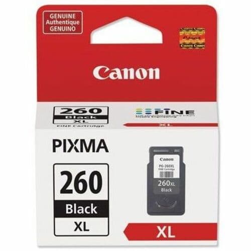 Canon PG-260 XL Original Extra Large Yield Inkjet Ink Cartridge - Black - 1 Each