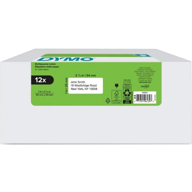 Dymo Multipurpose Labels - 12 / Pack