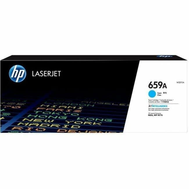 HP 659A Original Standard Yield Laser Toner Cartridge - Cyan - 1 Each