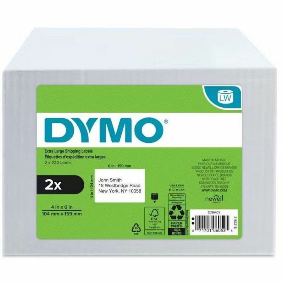 Dymo LabelWriter 4XL Label Printer Label Roll - 2 / Pack