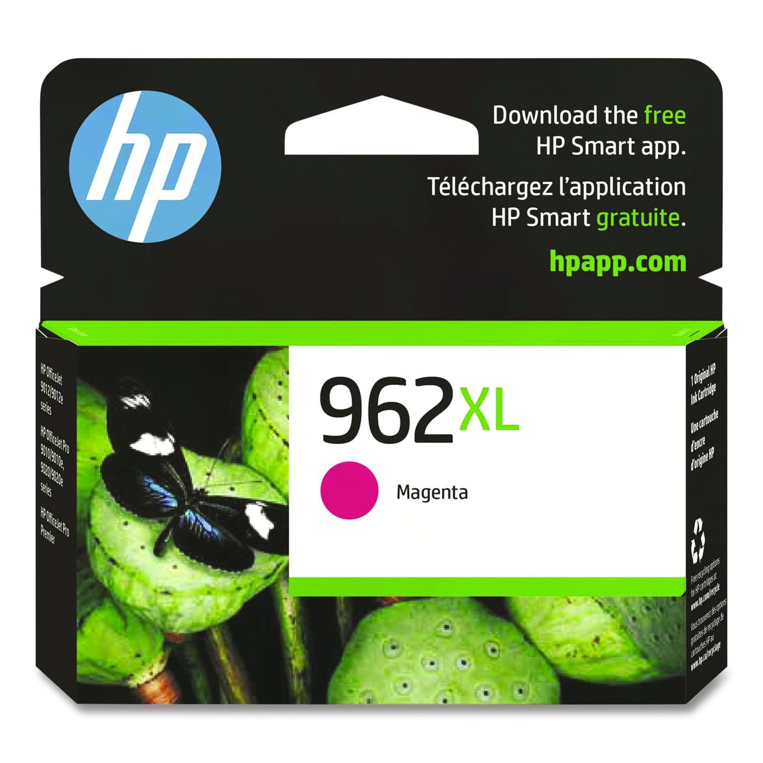 HP 962XL Original High Yield Inkjet Ink Cartridge - Magenta (3JA01AN)