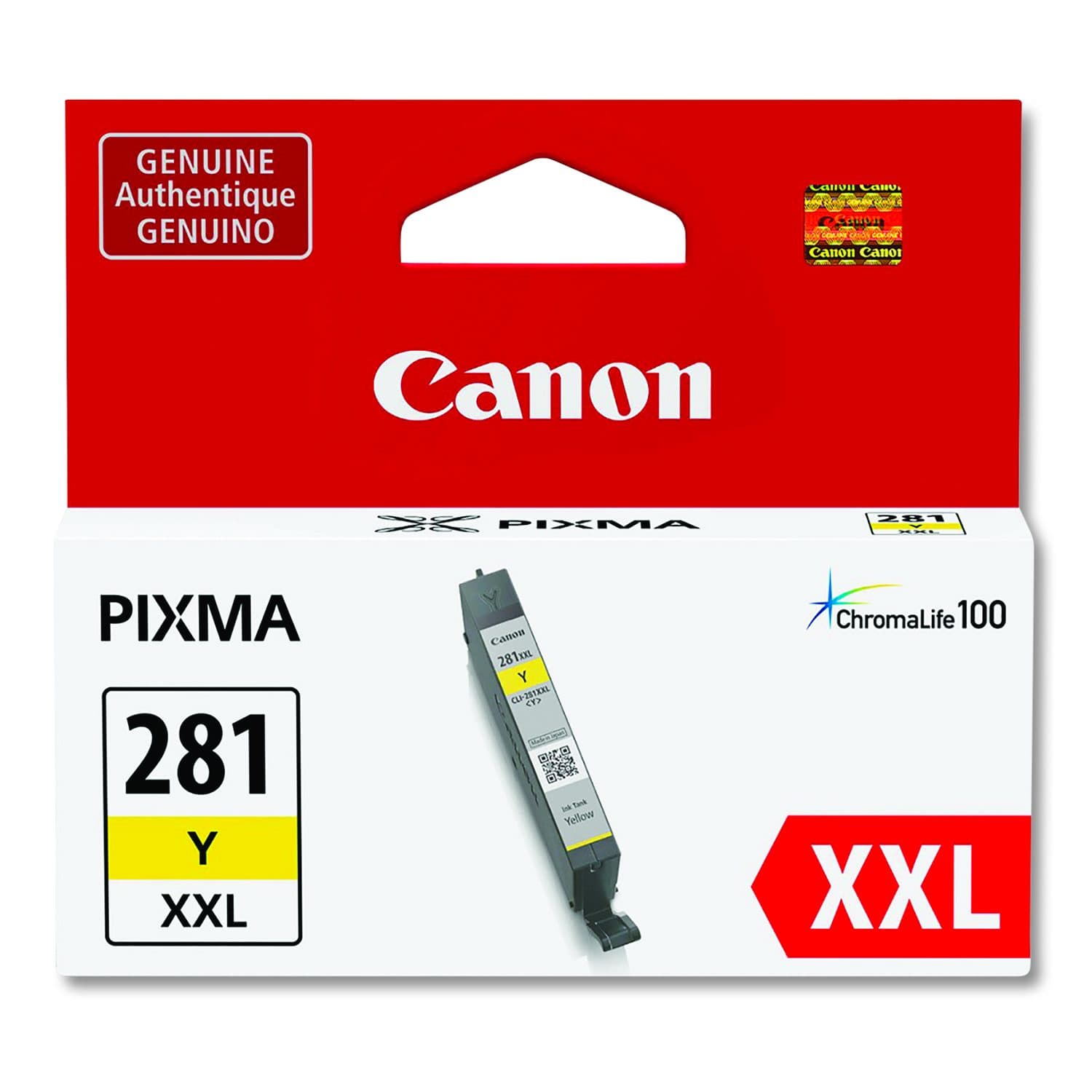 Canon CLI-281 XXL Original Inkjet Ink Cartridge - Yellow (1982C001)