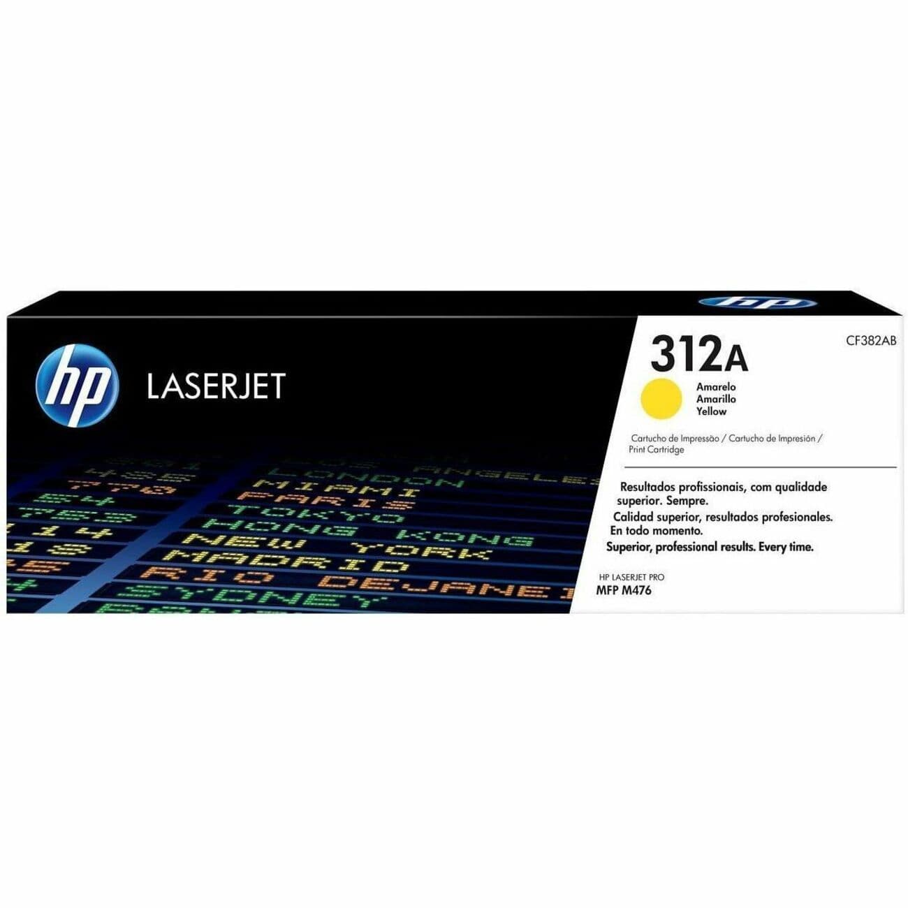 HP 312A Original Laser Toner Cartridge - Single Pack - Yellow - 1 Each