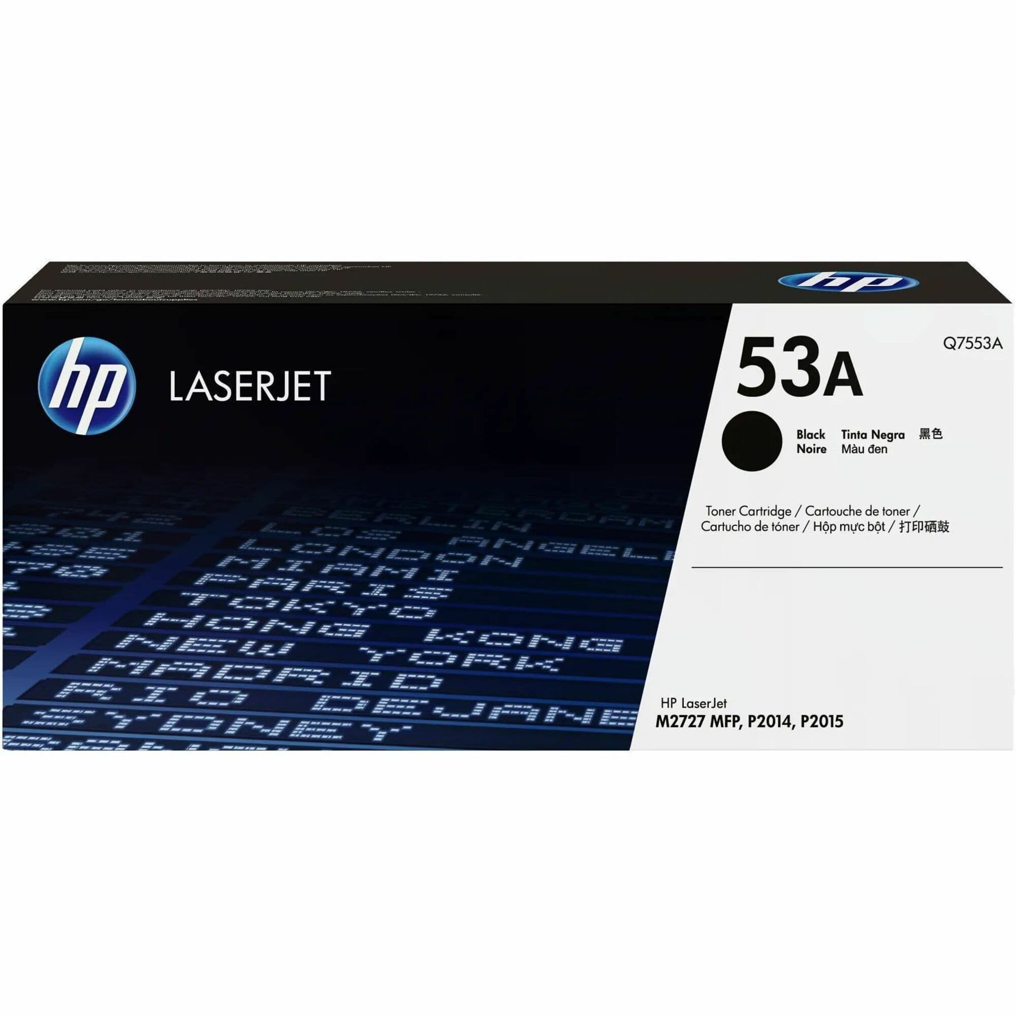 HP 53A Original Laser Toner Cartridge - Single Pack - Black - 1 Each