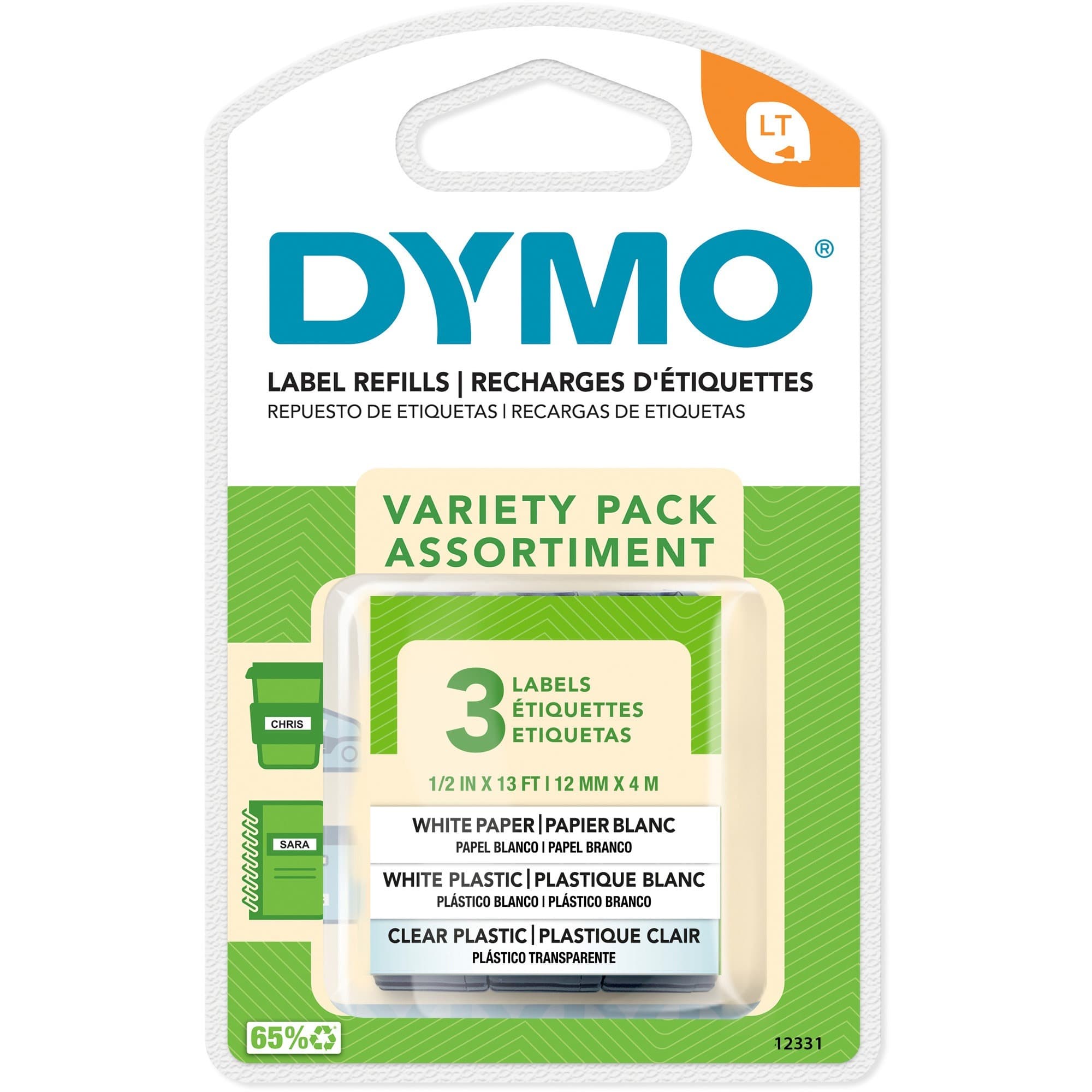 Dymo LetraTag Starter Kit - 3 / Pack