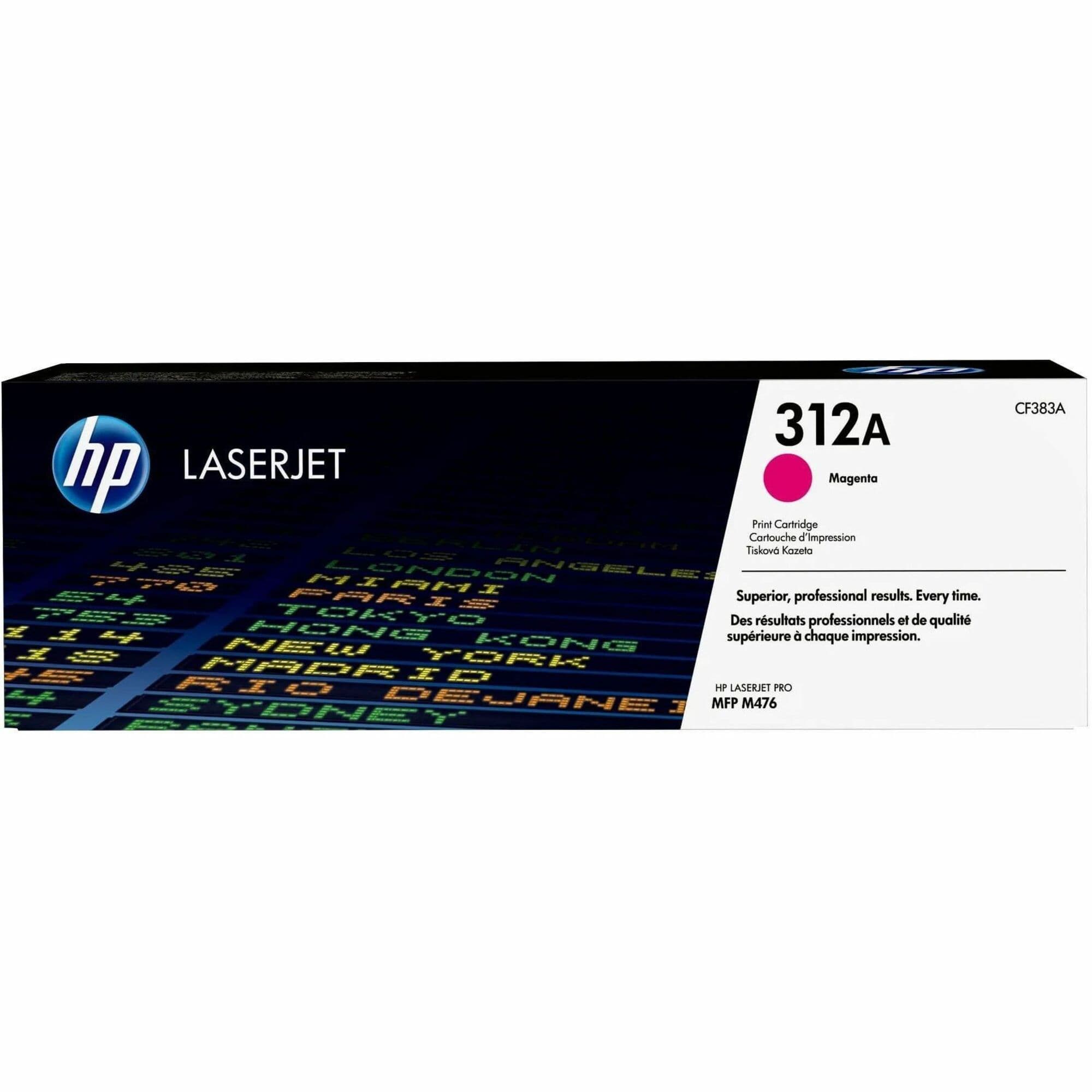 HP 312A Original Laser Toner Cartridge - Single Pack - Magenta - 1 Each