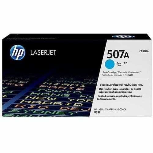 HP 507A Original Laser Toner Cartridge - Single Pack - Cyan - 1 Each